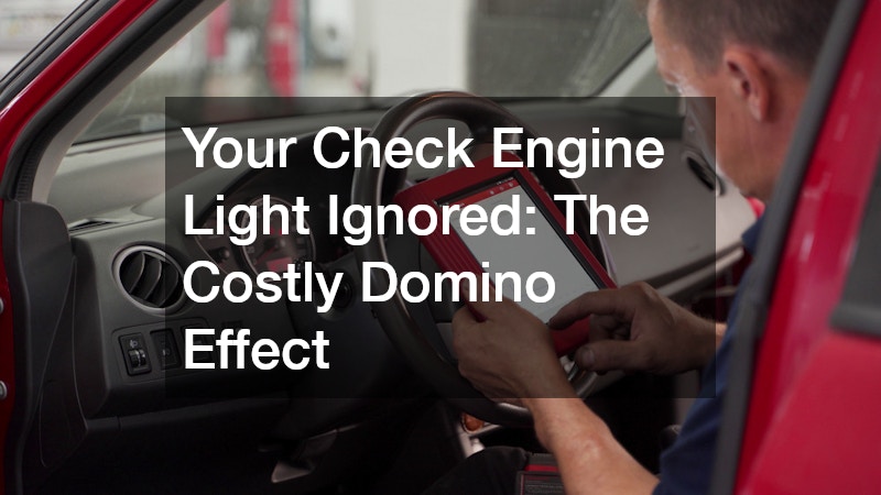 Your Check Engine Light Ignored: The Costly Domino Effect